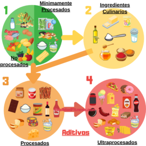 Comida procesada y ultraprocesada